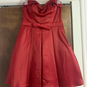 Red Mini Formal Dress